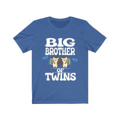 Big Brother Of Twins Hedgehog T-Shirt - hedgehog big brother print