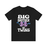 Big Brother Of Twins Octopus Shirt, Big Brother Of Twins Gift, Brother Of Twins Announcement T-Shirt Image 1