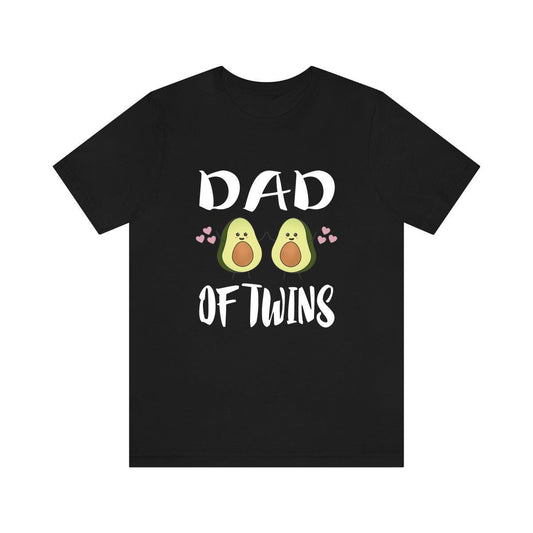 Dad Of Twins Avocado T-Shirt - avocado dad of twins print design