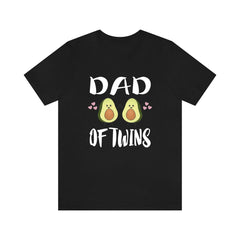 Dad Of Twins Avocado T-Shirt - avocado dad of twins print design