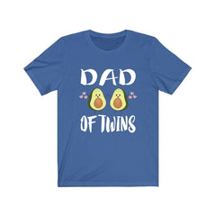 Dad Of Twins Avocado T-Shirt - avocado dad of twins print design