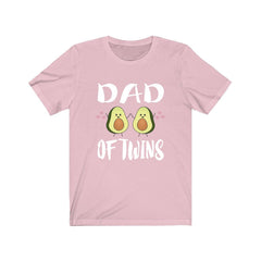 Dad Of Twins Avocado T-Shirt - avocado dad of twins print design