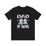 Dad Of Twins Dinosaurs Shirt, Dad Of Twins Gift, Dad Of Twins Announcement Shirt, Father Of Twins Gift T-Shirt Image 2