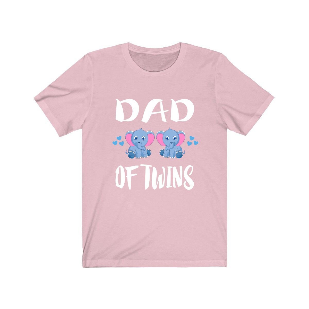 Dad Of Twins Elephants Shirt, Dad Of Twins Gift, Dad Of Twins Announcement Shirt, Father Of Twins Gift T-Shirt Image 4