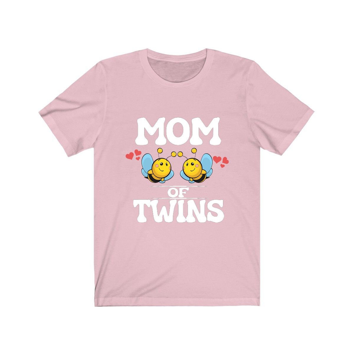 Mom Of Twins Shirt, Mom Of Twins Bees Gift, Mom Of Twins Announcement, Mom Of Twins Pregnancy Mother Gift T-Shirt Image 4