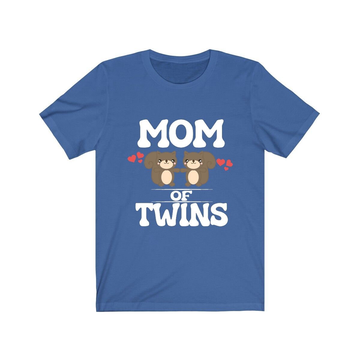 Mom Of Twins Shirt, Mom Of Twins Squirrels Gift, Mom Of Twins Announcement, Mom Of Twins Pregnancy Mother Gift T-Shirt Image 3