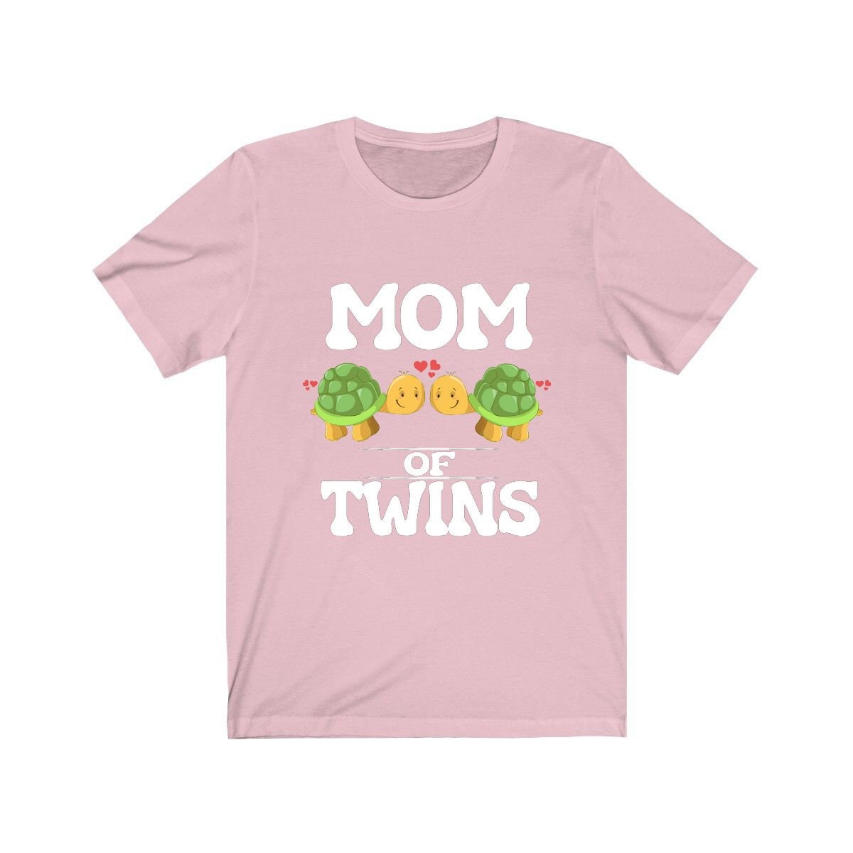 Mom Of Twins Shirt, Mom Of Twins Turtles Gift, Mom Of Twins Announcement, Mom Of Twins Pregnancy Mother Gift T-Shirt Image 4