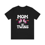 Mom Of Twins Shirt, Mom Of Twins Unicorns Gift, Mom Of Twins Announcement, Mom Of Twins Pregnancy Mother Gift T-Shirt Image 1