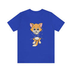 Cats Kitten Behind Peeking Shirt - kitten print design