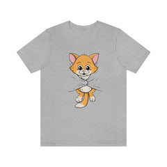 Cats Kitten Behind Peeking Shirt - kitten print design