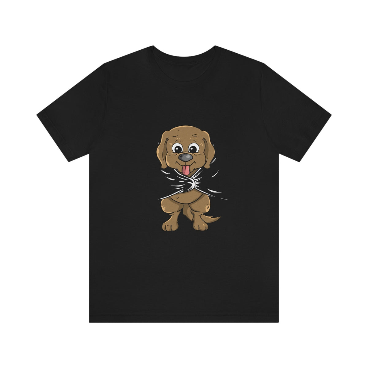 Dog Puppy Behind Peeking Shirt - puppy print design