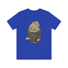 Dog Puppy In A Pocket Shirt - puppy print design