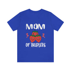 Mom Of Triplets Strawberry Shirt - triplets mom print design