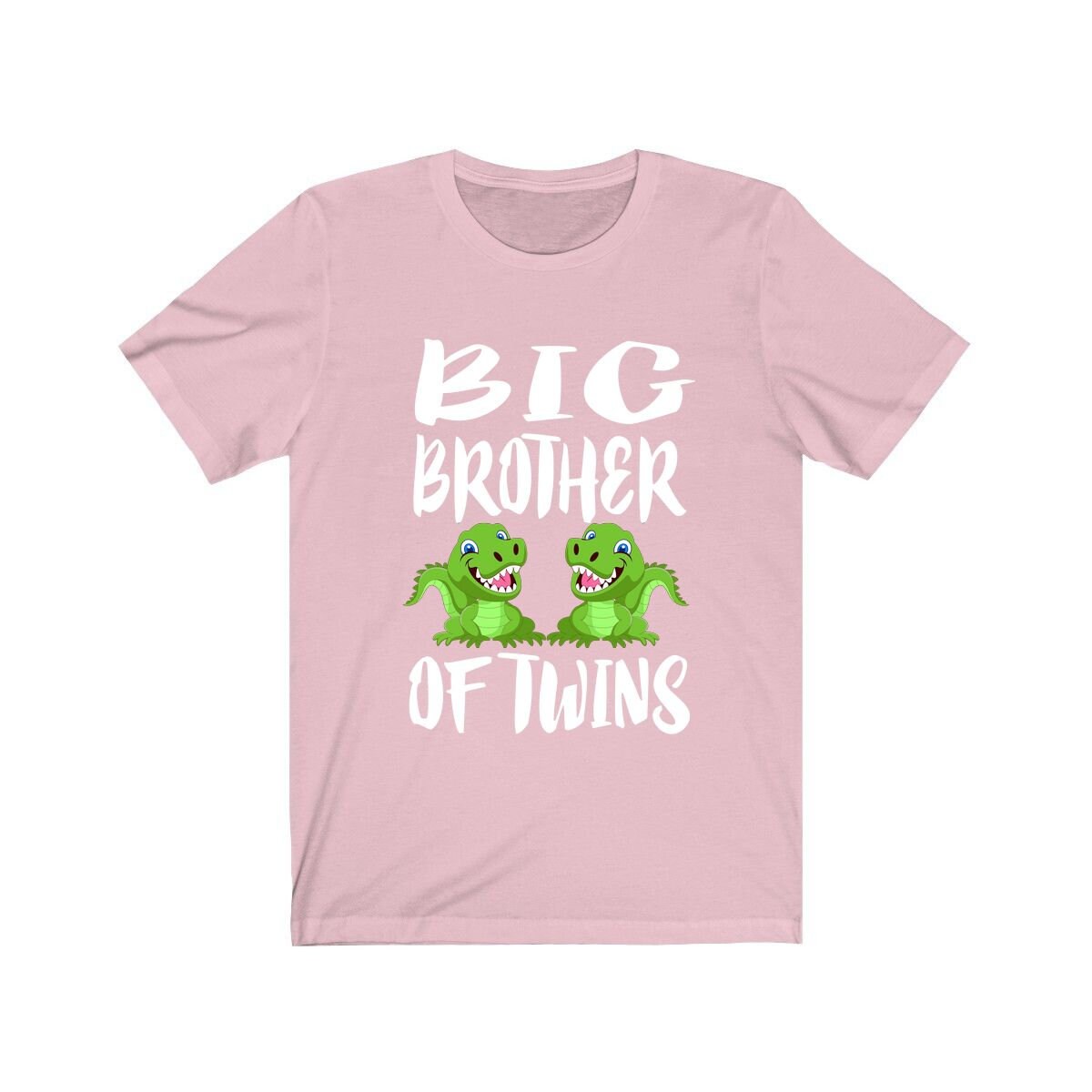 Big Brother Of Twins Crocodile Shirt, Big Brother Of Twins Gift, Brother Of Twins Announcement T-Shirt Image 4