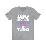 Big Brother Of Twins Octopus Shirt, Big Brother Of Twins Gift, Brother Of Twins Announcement T-Shirt Image 3