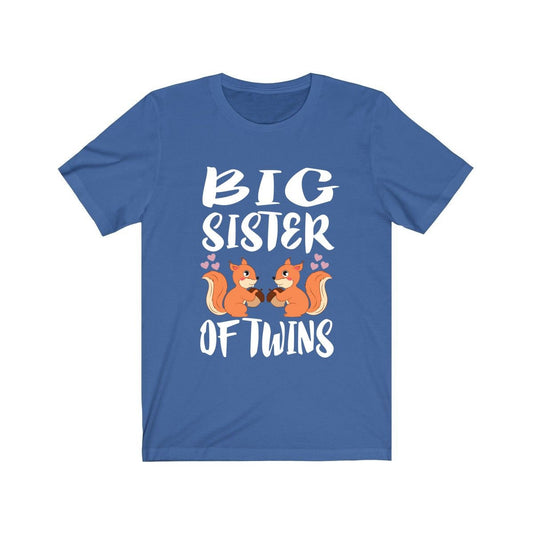 Big Sister Of Twins Squirrels Shirt - big sister of twins squirrel print design