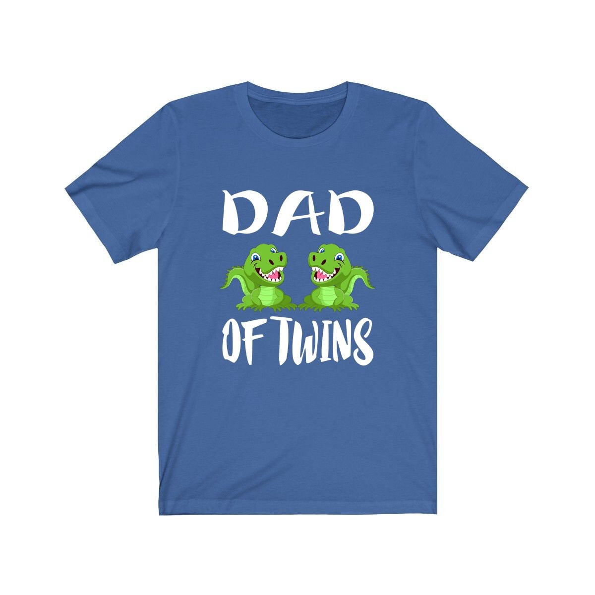 Dad Of Twins Crocodiles Shirt, Dad Of Twins Gift, Dad Of Twins Announcement Shirt, Father Of Twins Gift T-Shirt Image 2