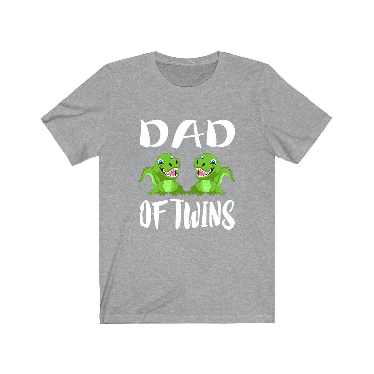 Dad Of Twins Crocodiles Shirt, Dad Of Twins Gift, Dad Of Twins Announcement Shirt, Father Of Twins Gift T-Shirt Image 3
