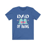 Dad Of Twins Dinosaurs Shirt, Dad Of Twins Gift, Dad Of Twins Announcement Shirt, Father Of Twins Gift T-Shirt Image 1