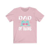 Dad Of Twins Dinosaurs Shirt, Dad Of Twins Gift, Dad Of Twins Announcement Shirt, Father Of Twins Gift T-Shirt Image 4