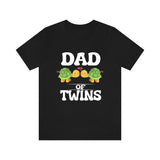 Dad Of Twins Turtles Shirt, Dad Of Twins Gift, Dad Of Twins Announcement Shirt, Father Of Twins Gift T-Shirt Image 1