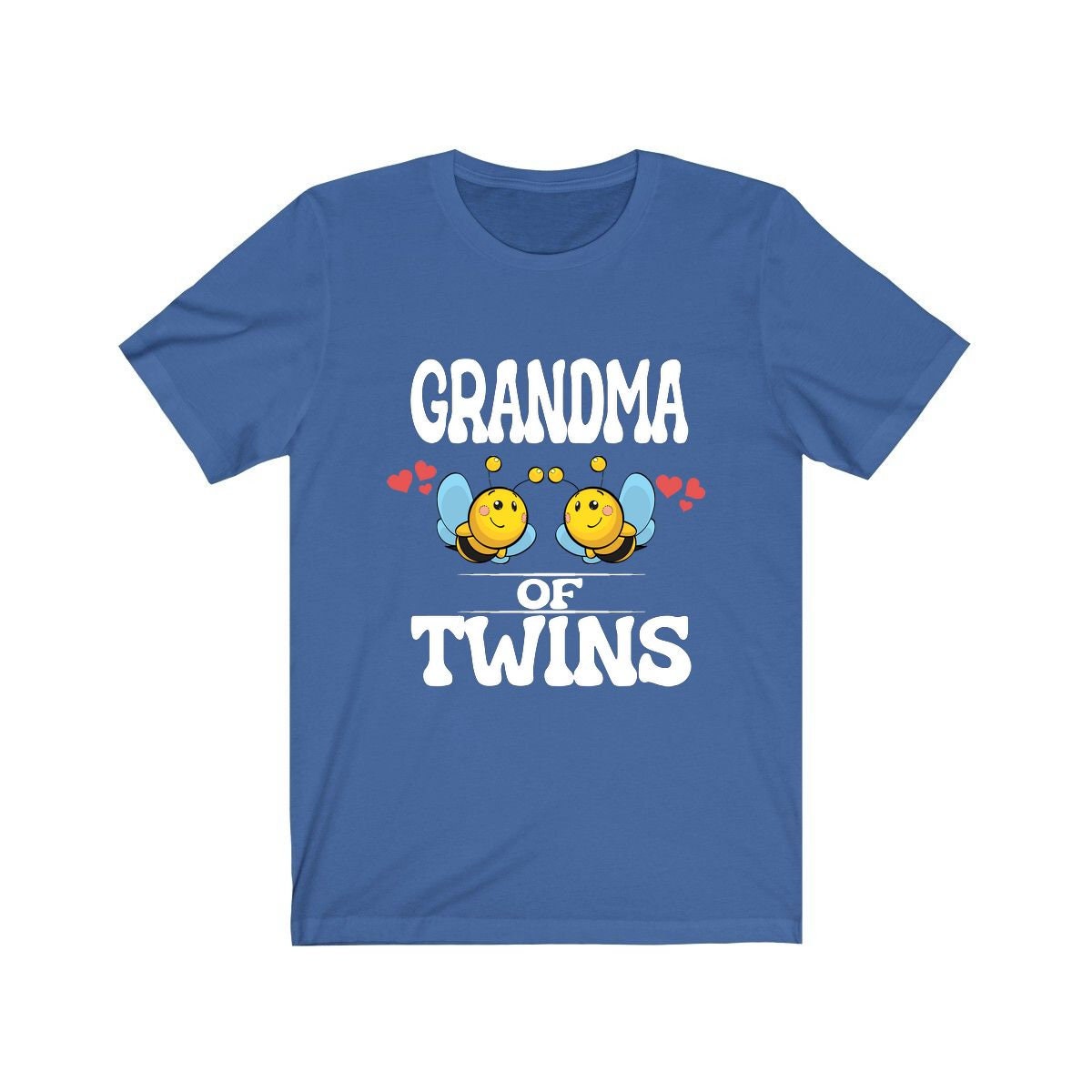 Grandma Of Twins Bees Shirt, Grandma Of Twins Gift, Grandma Of Twins Announcement Grandmother Gift T-Shirt Image 2