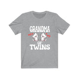 Grandma Of Twins Cats Shirt, Grandma Of Twins Gift, Grandma Of Twins Announcement Grandmother Gift T-Shirt Image 1