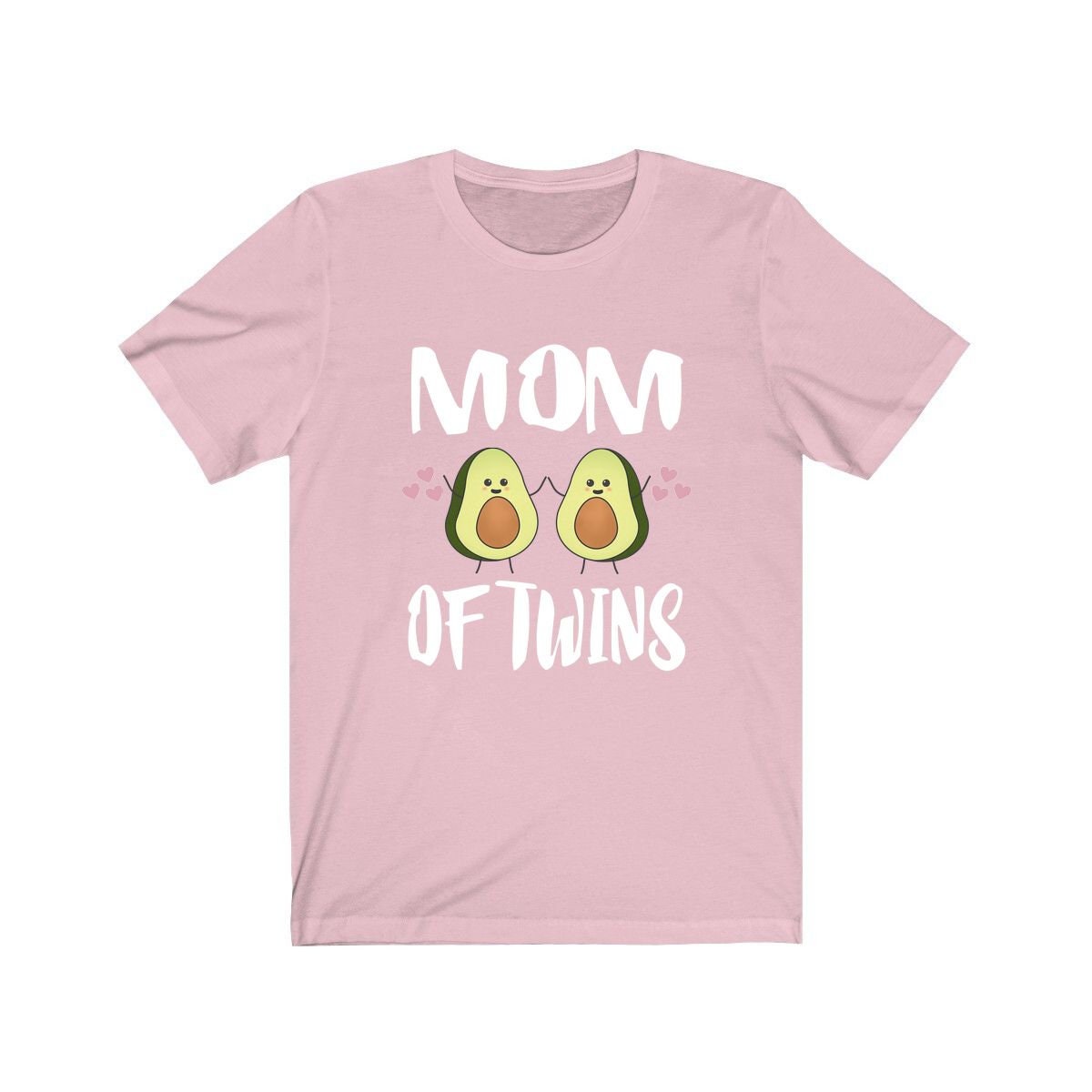 Mom Of Twins Shirt, Mom Of Twins Avocado Gift, Mom Of Twins Announcement, Mom Of Twins Pregnancy Mother Gift T-Shirt Image 4