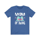 Mom Of Twins Shirt, Mom Of Twins Dinosaur Gift, Mom Of Twins Announcement, Mom Of Twins Pregnancy Mother Gift T-Shirt Image 2
