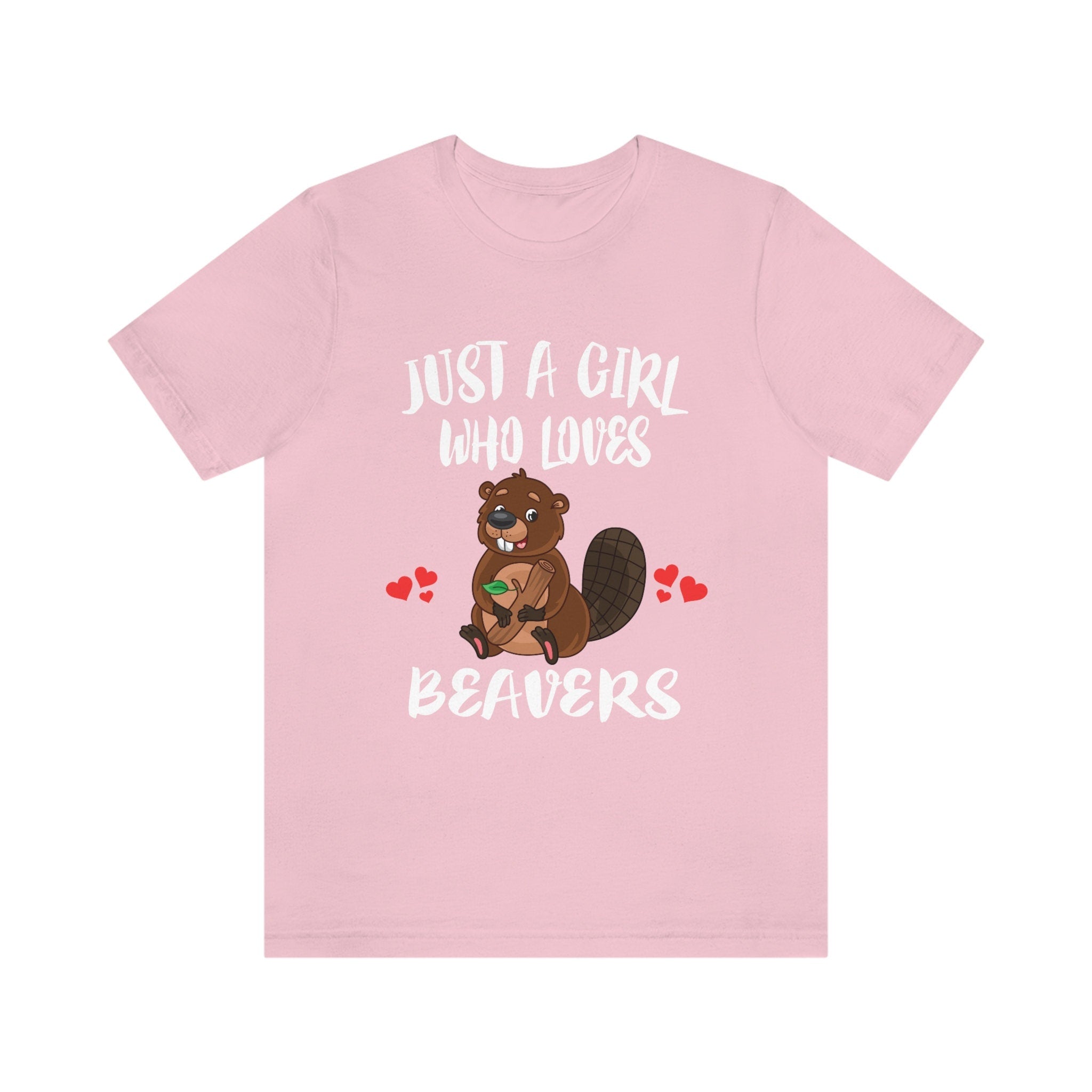 Just A Girl Who Loves Beavers Shirt, Beaver Lover Shirt, Women Beaver Shirt, Beaver Lover Gift, Animal Gift Image 3