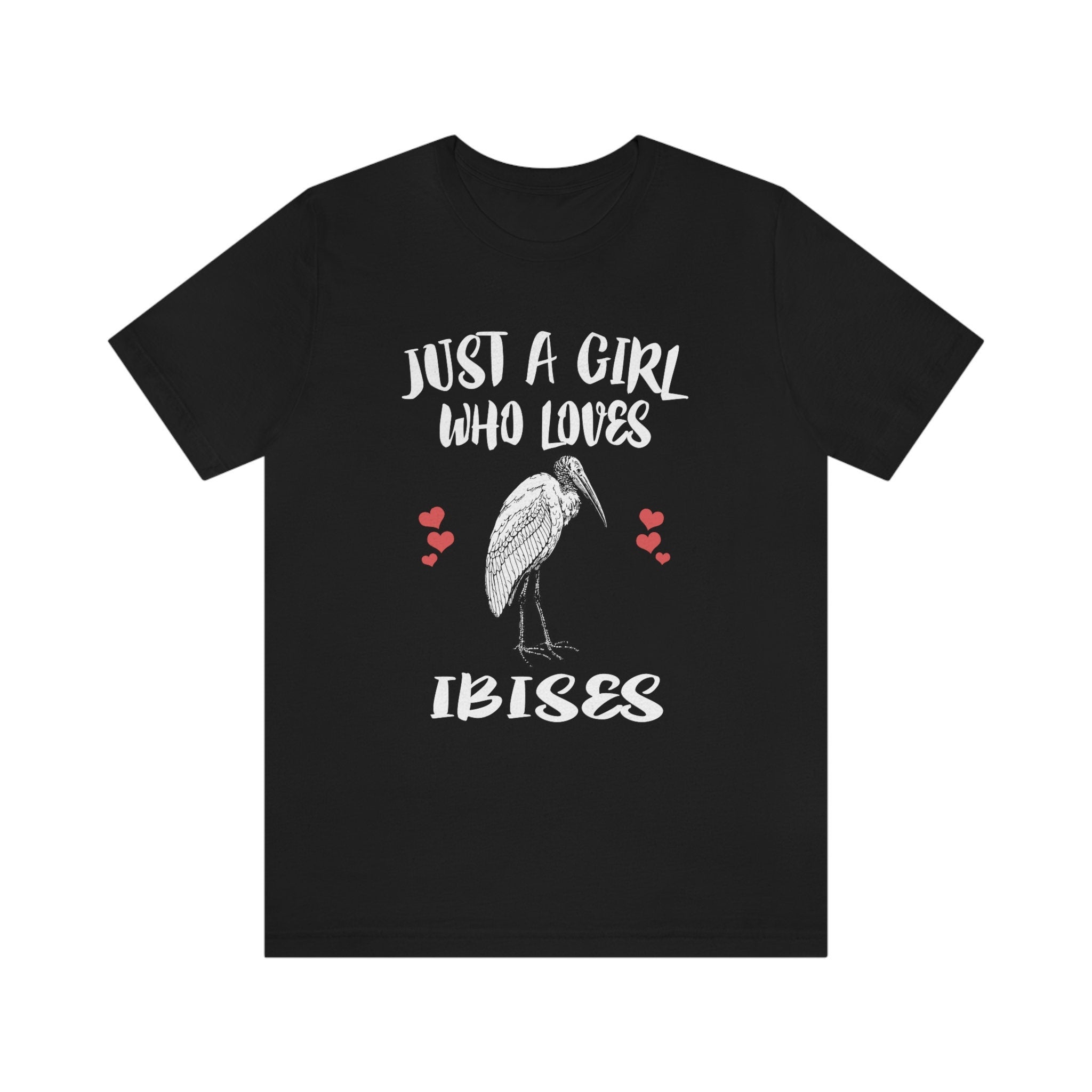 Just A Girl Who Loves Ibises Shirt, Birds Birding Shirt, Ibis Bird Gift, Animals Toddler Infant Kids Gift T-Shirt Image 2