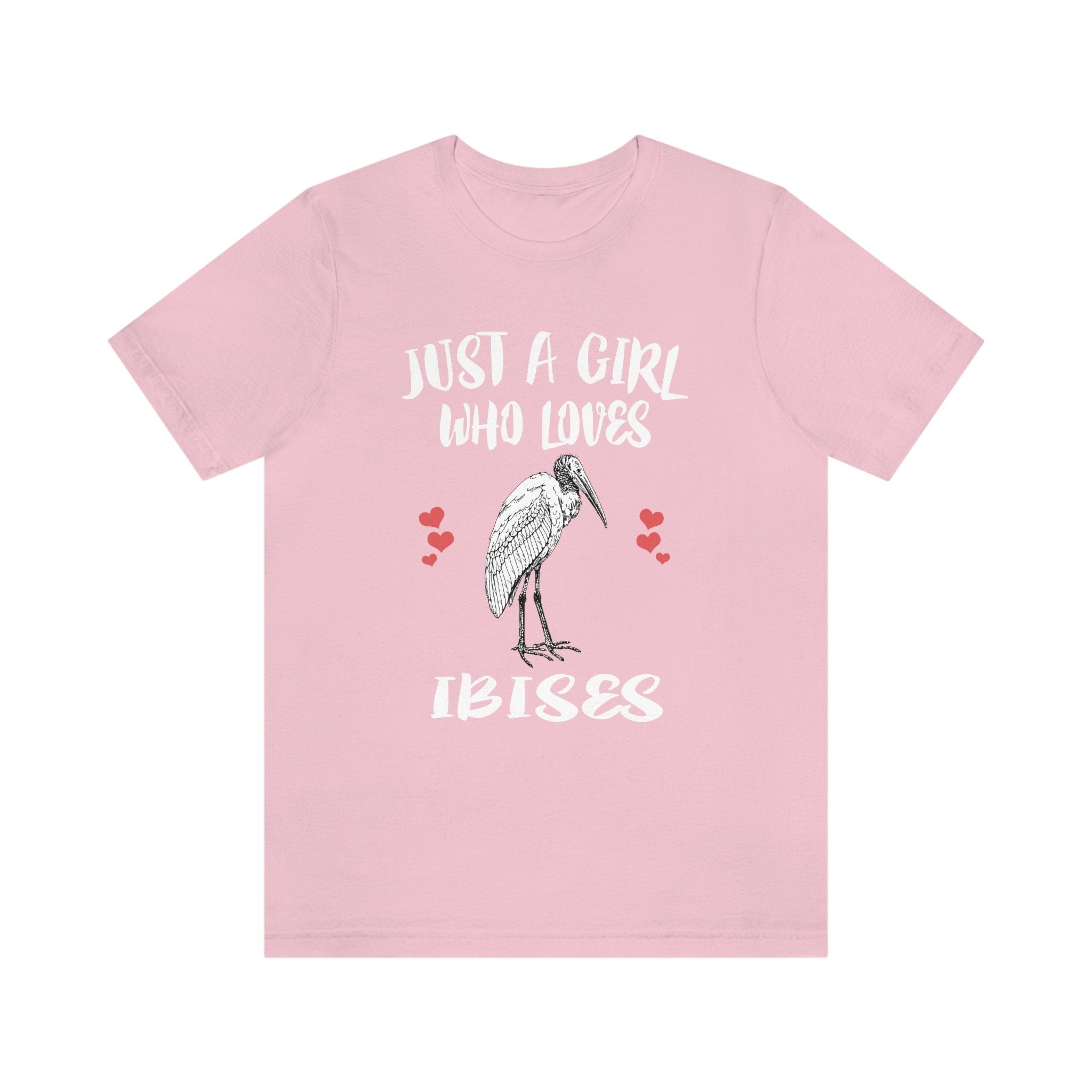 Just A Girl Who Loves Ibises Shirt, Birds Birding Shirt, Ibis Bird Gift, Animals Toddler Infant Kids Gift T-Shirt Image 3