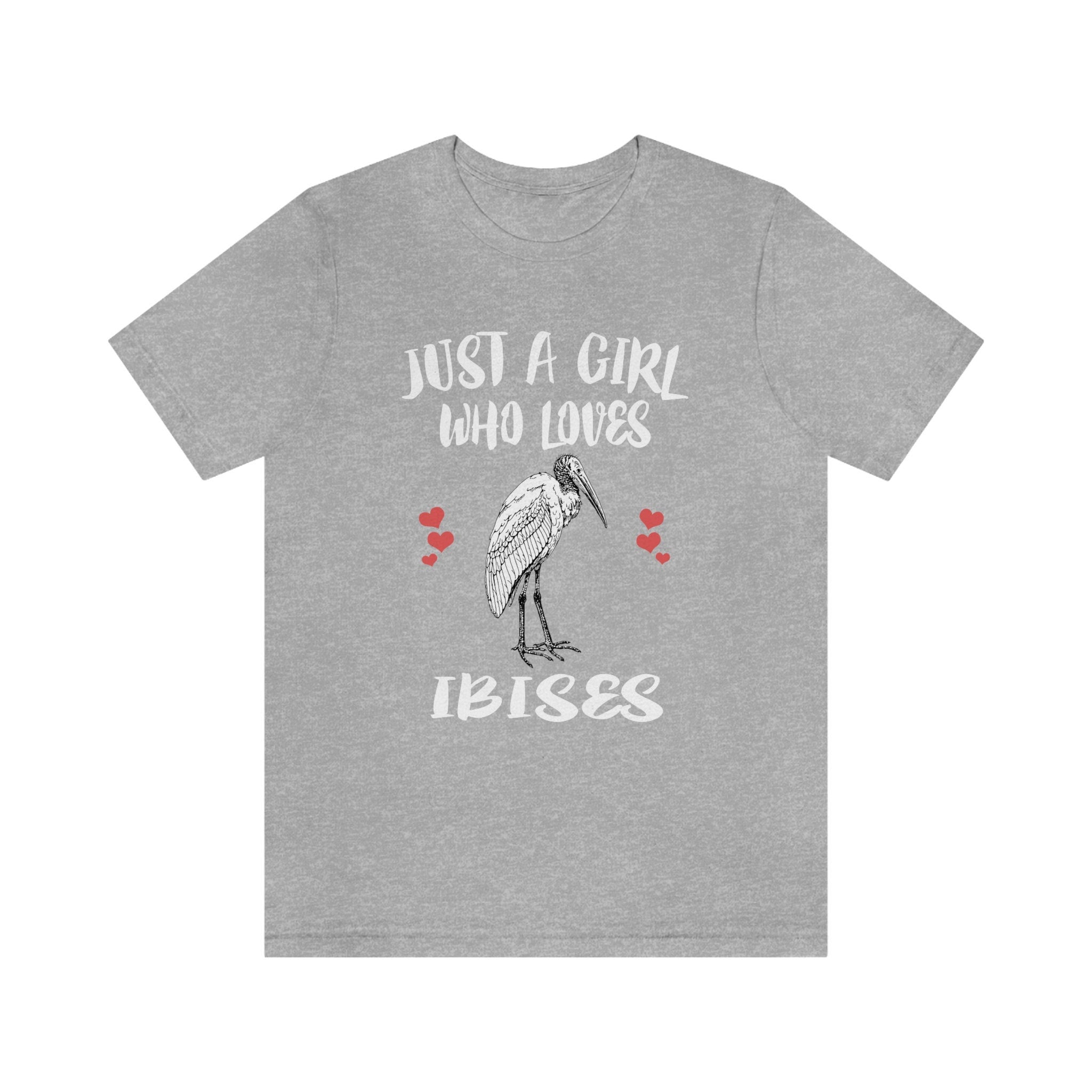 Just A Girl Who Loves Ibises Shirt, Birds Birding Shirt, Ibis Bird Gift, Animals Toddler Infant Kids Gift T-Shirt Image 1