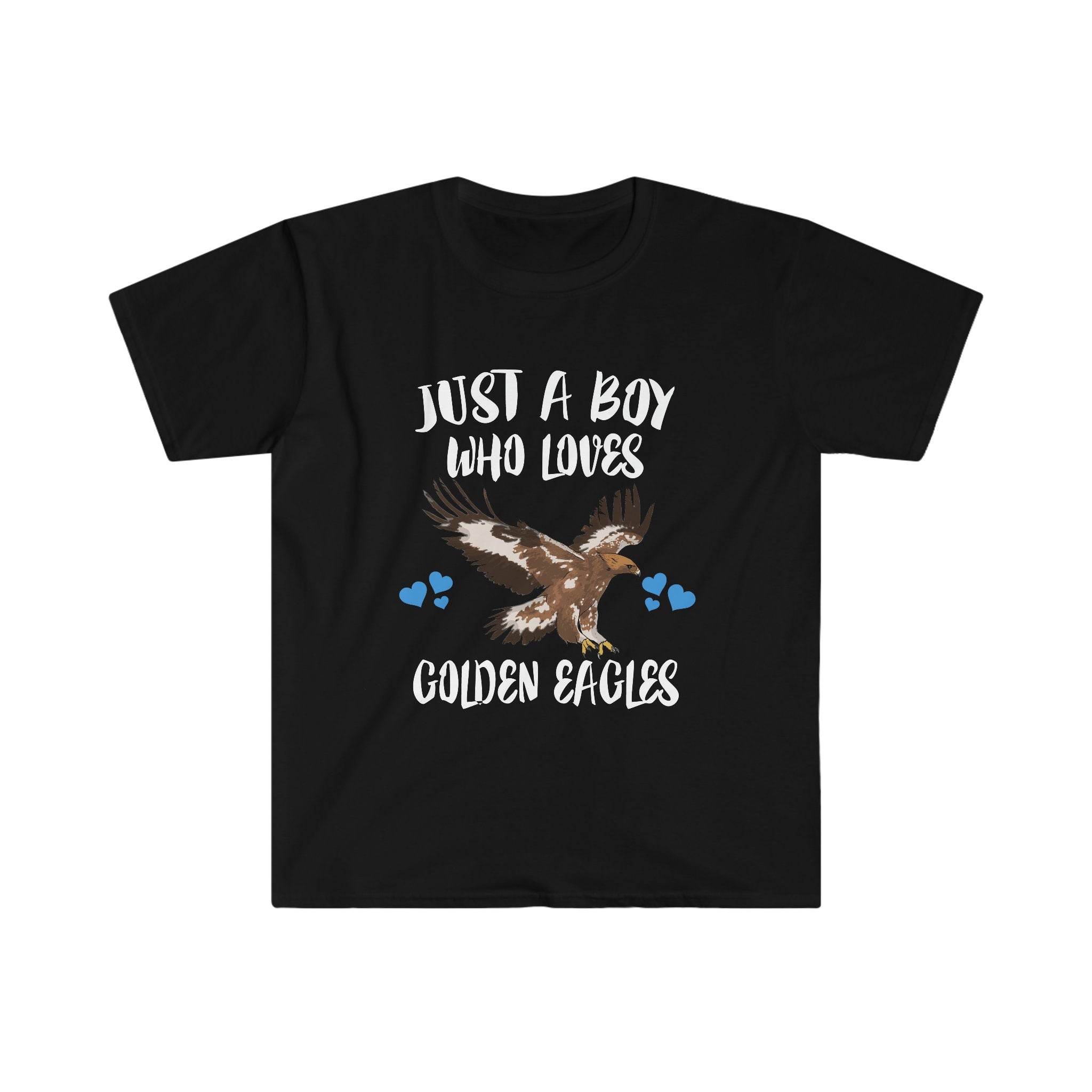Just A Boy Who Loves Golden Eagles Birds Shirt, Eagle Lover Shirt, Golden Eagle Shirt, Birding Lover Gift, Animal Adult Kids T-Shirt Image 1