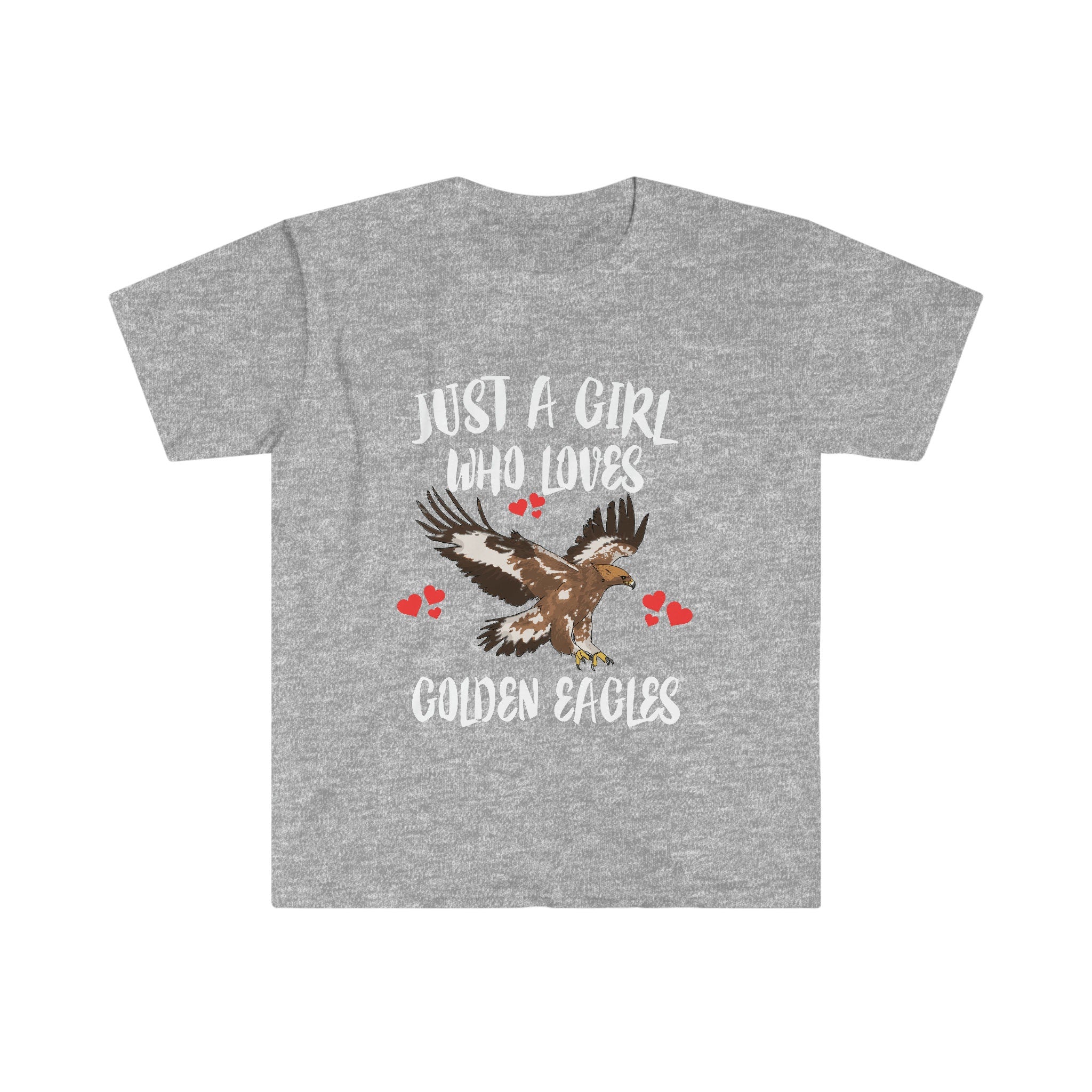 Just A Girl Who Loves Golden Eagles Birds Shirt, Eagle Lover Shirt, Golden Eagle Shirt, Birding Lover Gift, Animal Adult Kids T-Shirt Image 2