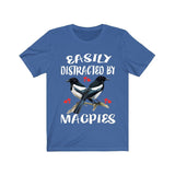 Easily Distracted By Magpies Shirt, Magpie Lover Shirt, Birding Shirt, Magpie Lover Gift, Animal Adult Kids T-Shirt Image 4