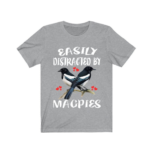 Easily Distracted By Magpies Shirt - magpie print design