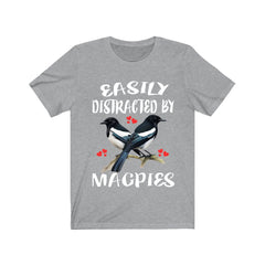 Easily Distracted By Magpies Shirt - magpie print design