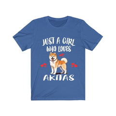 Akita Dog T-Shirt for Girls - akita dog print design