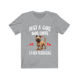 Just A Girl Who Loves Cairn Terriers Shirt, Dog Lover Shirt, Cairn Terrier Dog, Animal Toddler Infant Kids Gift T-Shirt Image 4
