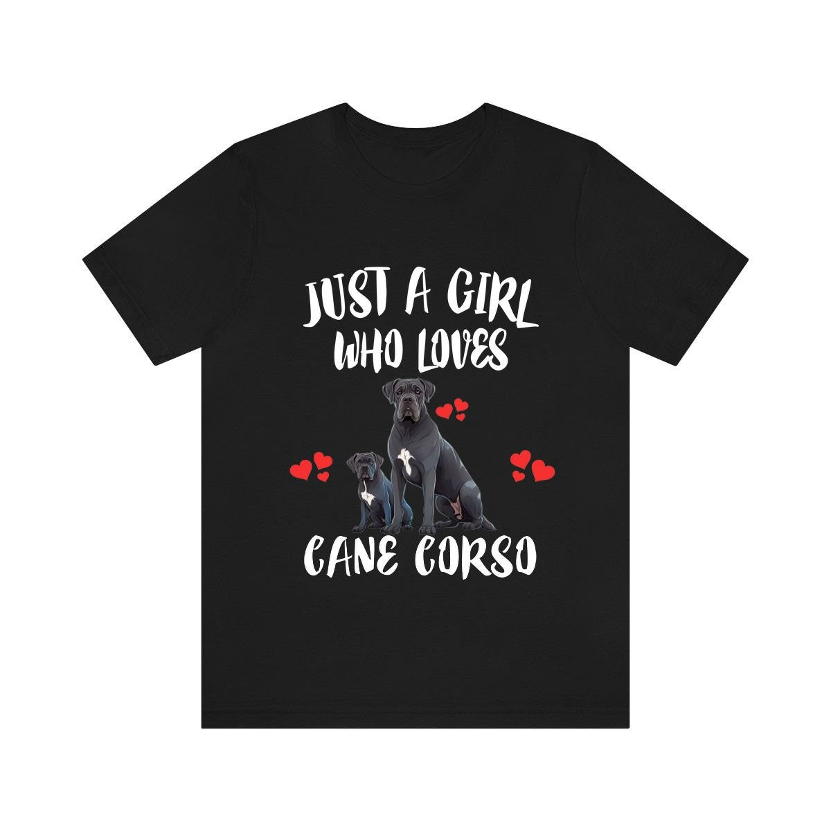 Just A Girl Who Loves Cane Corso Shirt, Dog Lover Shirt, Cane Corso Dog, Animal Toddler Infant Kids Gift T-Shirt Image 2