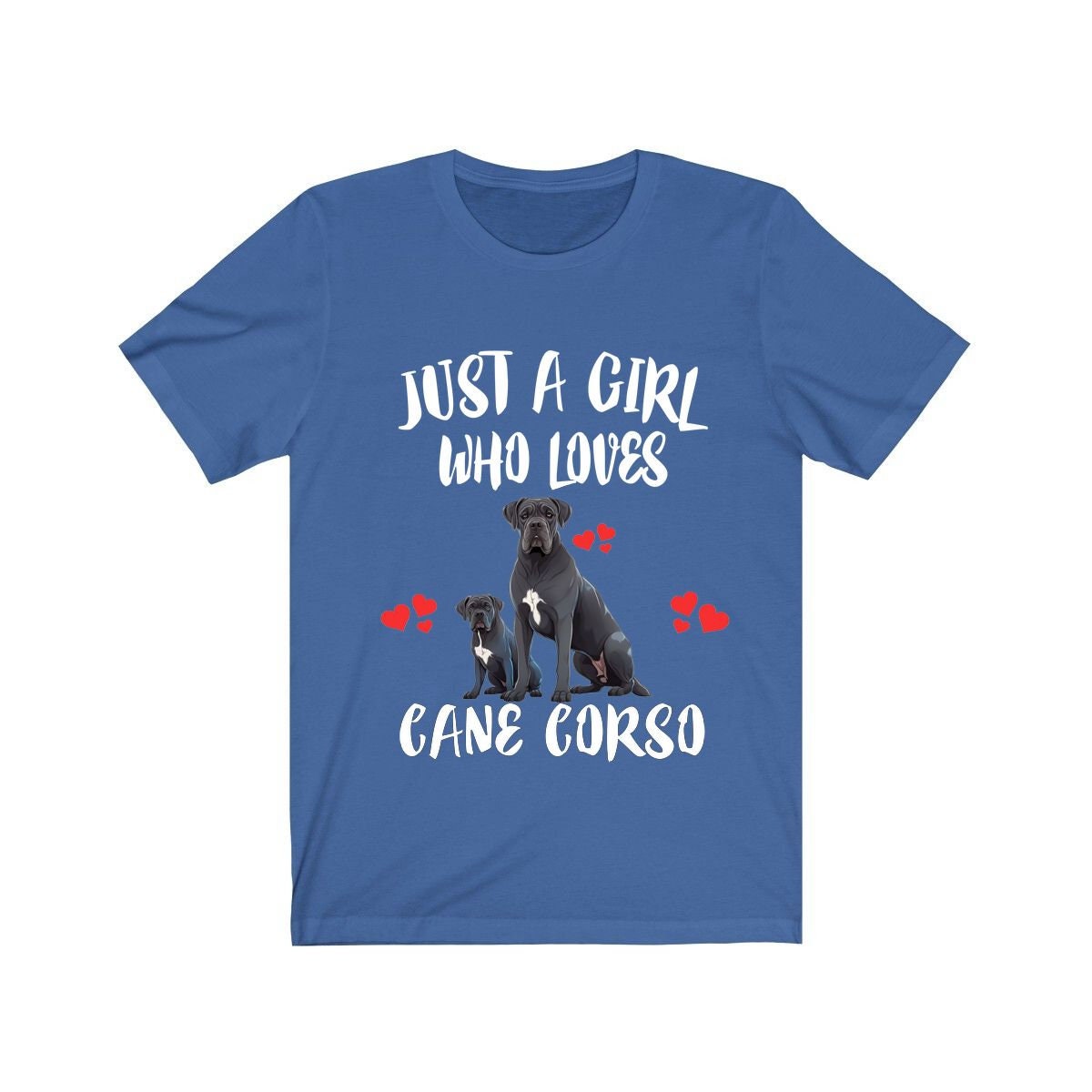 Just A Girl Who Loves Cane Corso Shirt, Dog Lover Shirt, Cane Corso Dog, Animal Toddler Infant Kids Gift T-Shirt Image 4