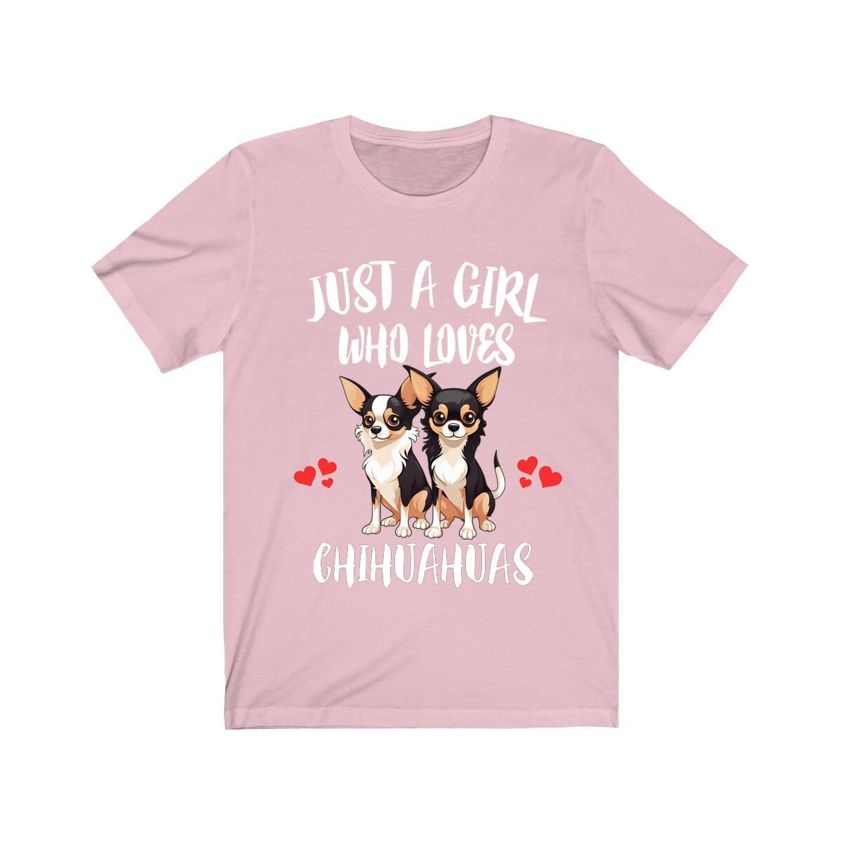 Just A Girl Who Loves Chihuahuas Shirt, Dog Lover Shirt, Chihuahua Dog, Animal Toddler Infant Kids Gift T-Shirt Image 4