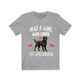 Just A Girl Who Loves Flat Coated Retrievers Shirt, Dog Lover Shirt, Flat Coated Retriever Dog, Animal Toddler Infant Kids Gift T-Shirt Image 3