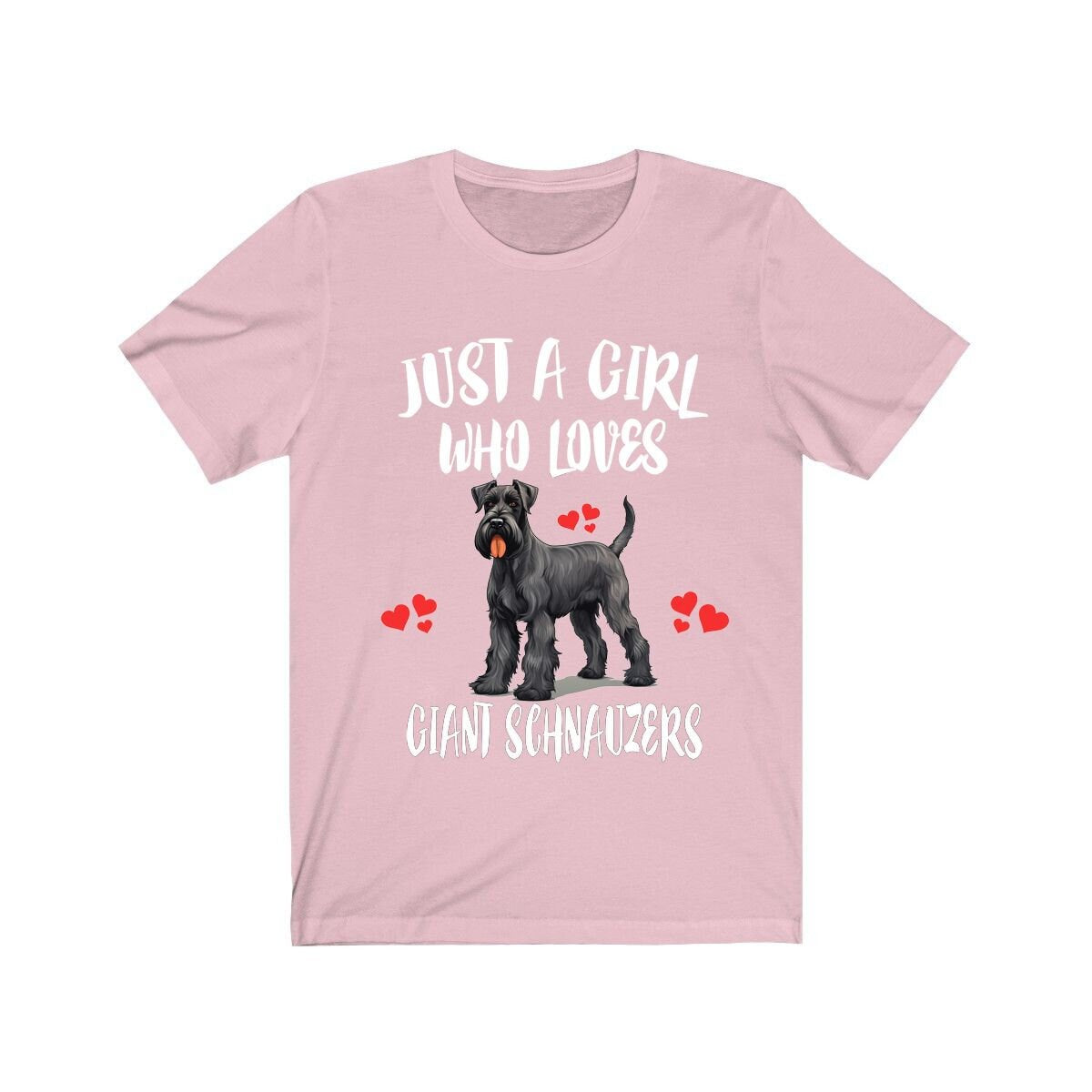 Just A Girl Who Loves Giant Schnauzers Dogs Shirt, Dog Lover Shirt, Giant Schnauzer Dog, Animal Toddler Infant Kids Gift T-Shirt Image 4