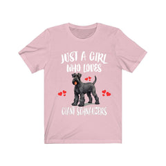 Just A Girl Who Loves Giant Schnauzers Shirt - Giant Schnauzer print design