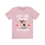 Just A Girl Who Loves Toy Fox Terriers Dogs Shirt, Dog Lover Shirt, Toy Fox Terrier Dog, Animal Toddler Infant Kids Gift T-Shirt Image 4