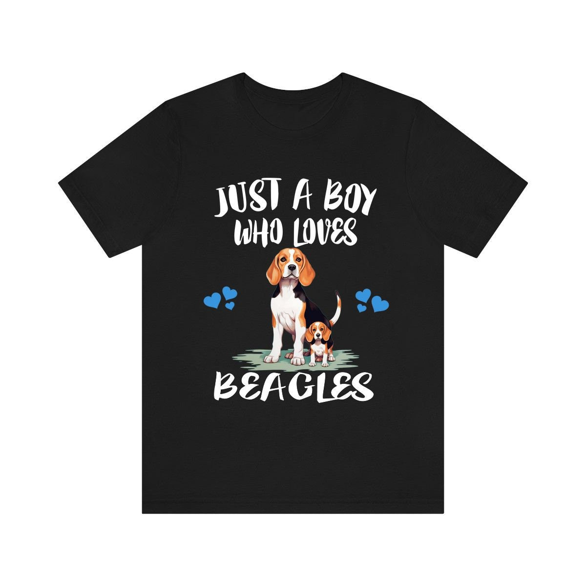 Just A Boy Who Loves Beagles Shirt, Dog Lover Shirt, Beagle Dog, Animal Toddler Infant Kids Gift T-Shirt Image 2