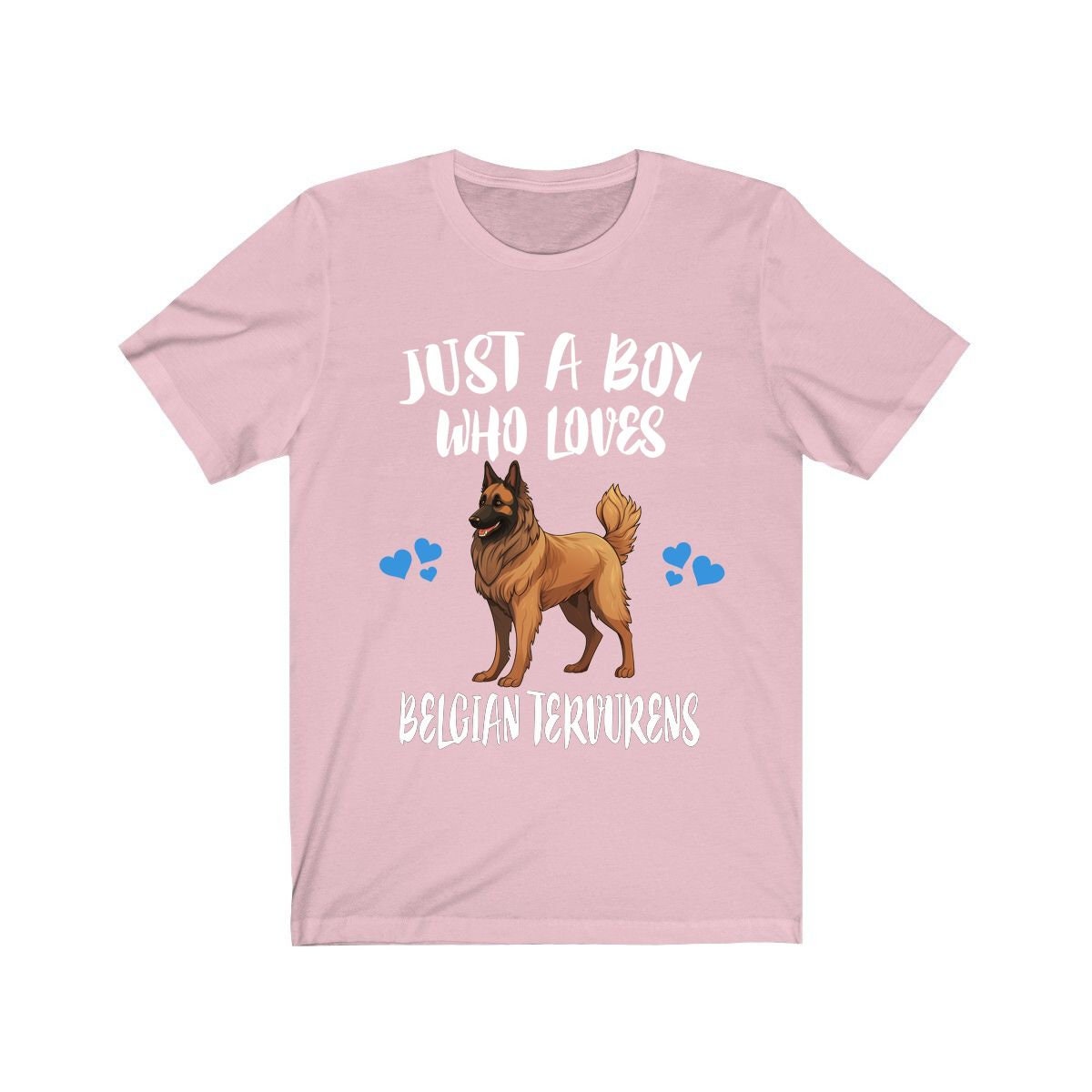 Just A Boy Who Loves Belgian Tervurens Shirt, Dog Lover Shirt, Belgian Tervuren Dog, Animal Toddler Infant Kids Gift T-Shirt Image 3