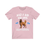 Just A Boy Who Loves Belgian Tervurens Shirt, Dog Lover Shirt, Belgian Tervuren Dog, Animal Toddler Infant Kids Gift T-Shirt Image 3